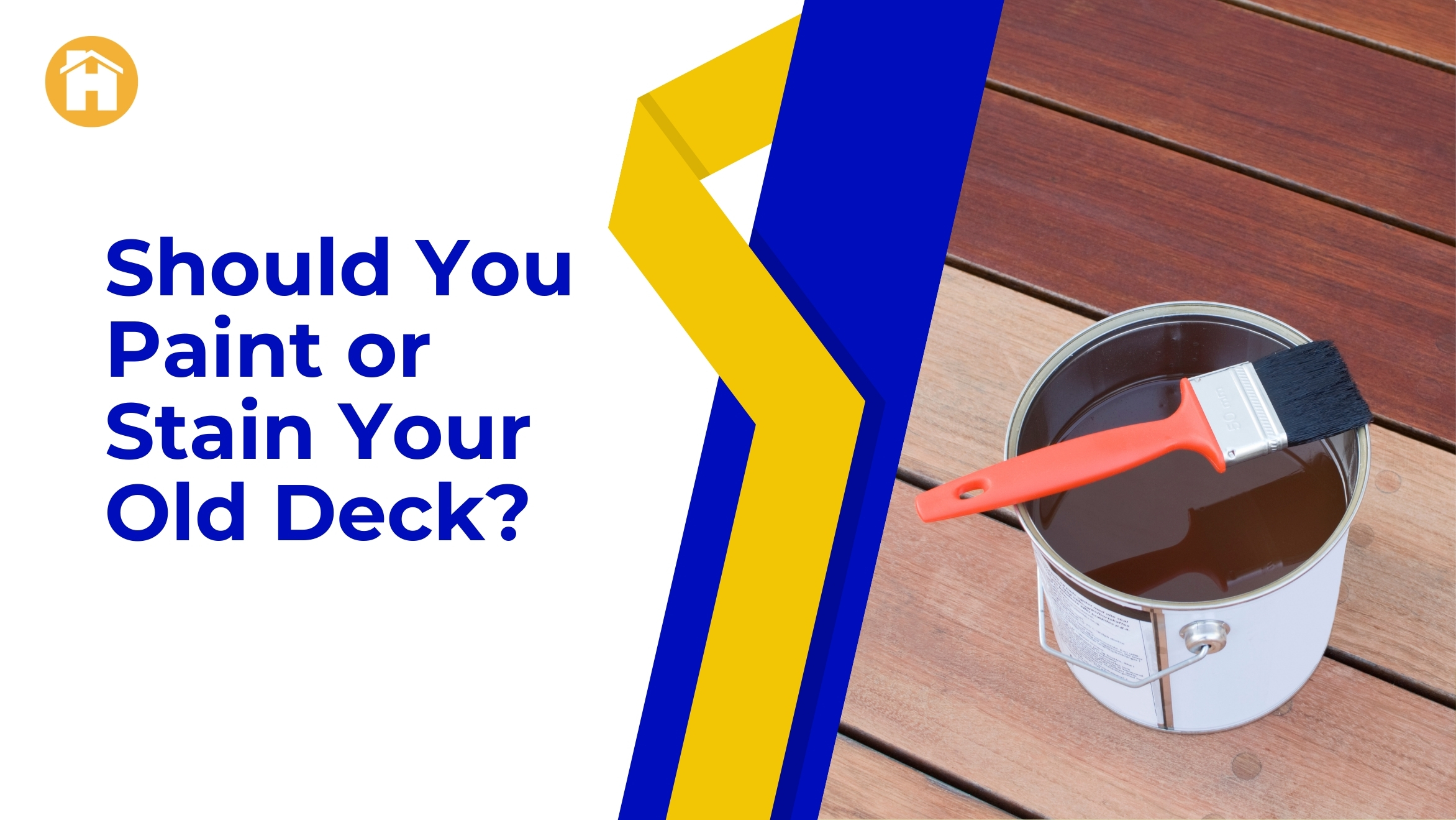 Etobicoke Handyman: Should You Paint or Stain Your Old Deck?