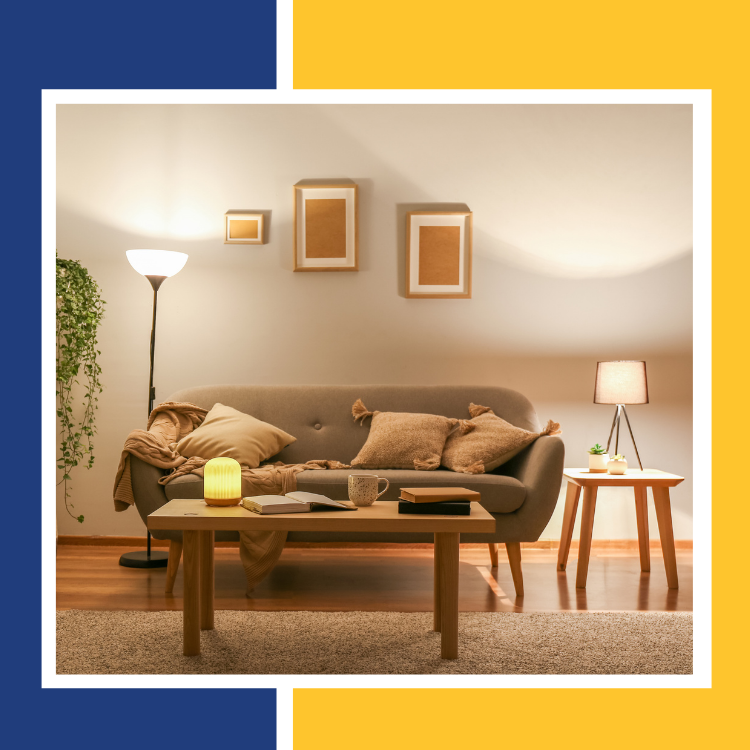 3 options for living room lighting