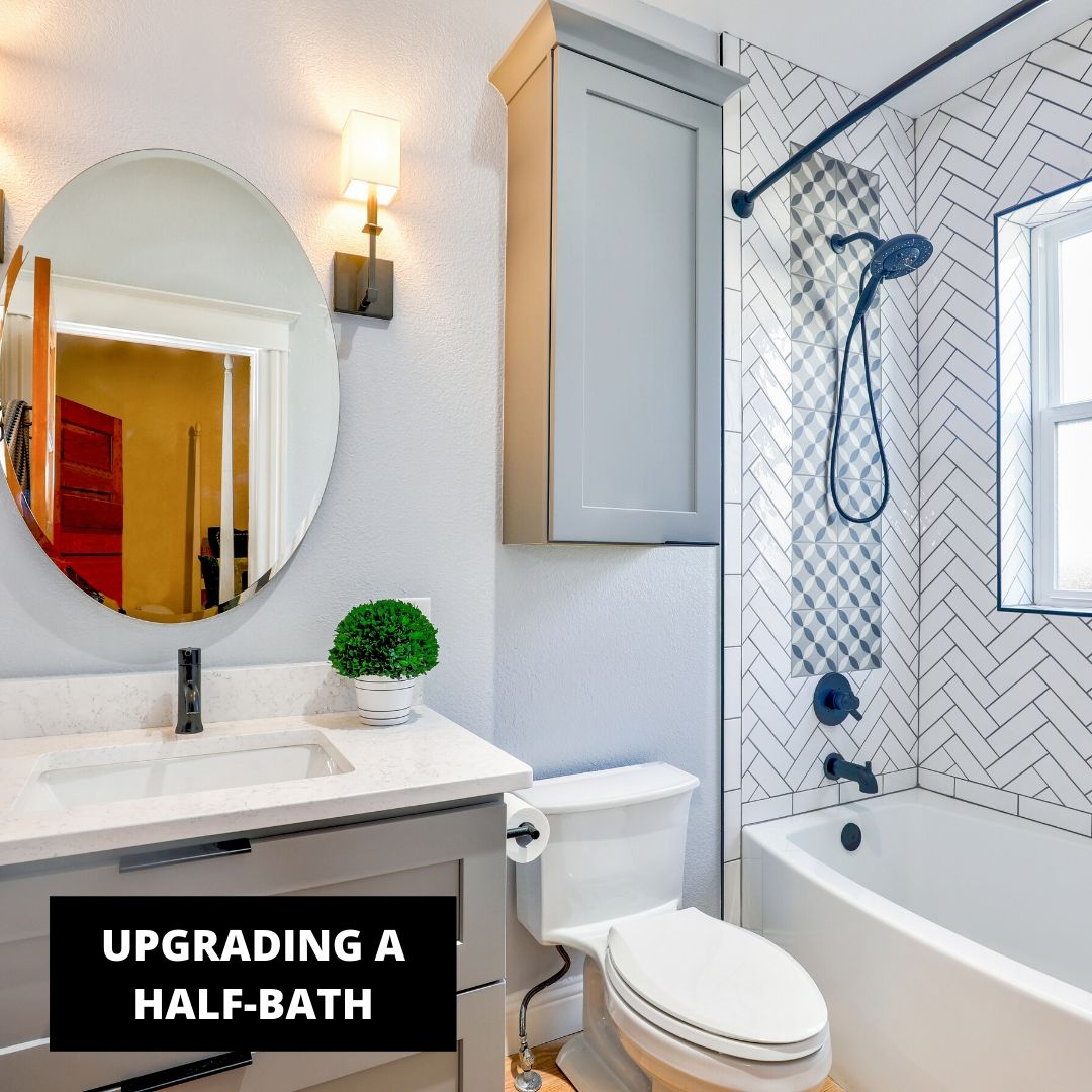 Upgrading a HalfBath Handyman Connection of Lexington