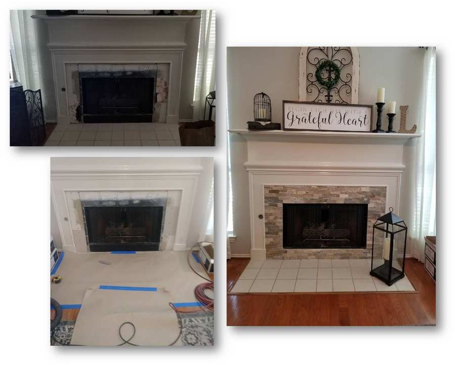 fireplace remodel_tile backsplash