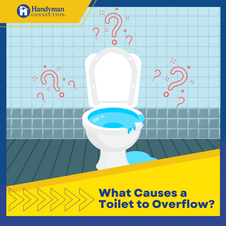 What causes a toilet to overflow